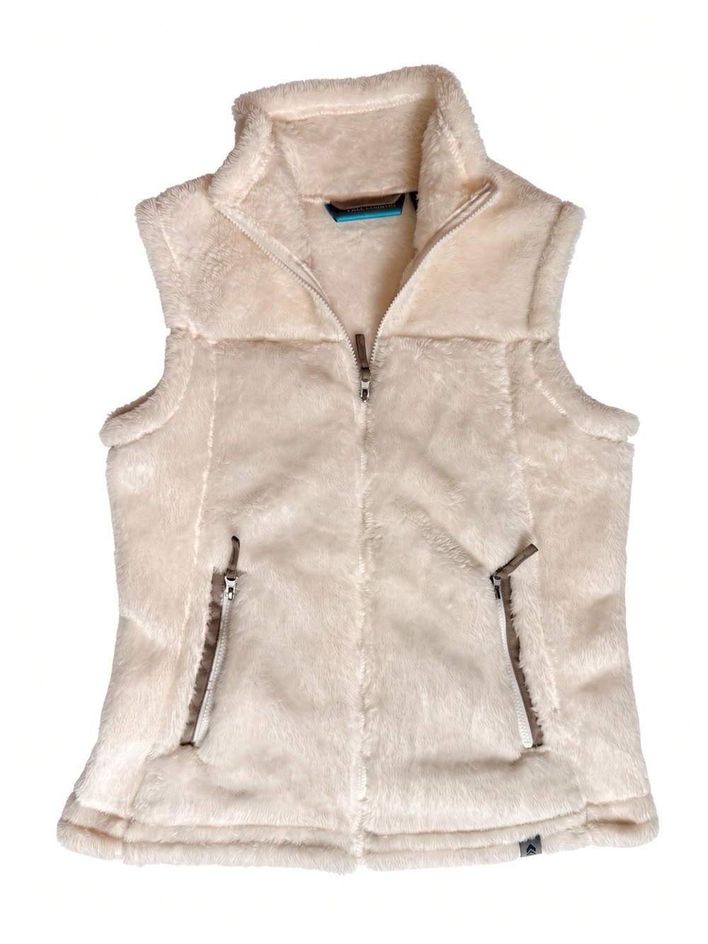 Free Country Cream Faux-Fur Zip Vest